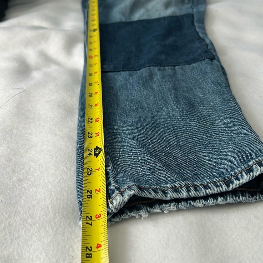 Lucky Brand Distressed Stylish Women’s Denim Patchwork Jeans 8/29 - Picture 4 of 8